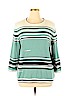 Alfred Dunner Green Pullover Sweater Size 1X - photo 1
