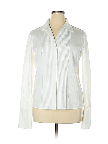Lafayette 148 New York Long Sleeve Button-Down Shirt (view 1)