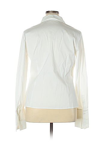 Lafayette 148 New York Long Sleeve Button-Down Shirt (view 2)