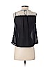 Monteau 100% Polyester Black Sleeveless Blouse Size S - photo 2