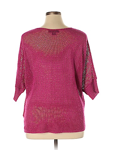 August Silk Pullover Sweater (view 2)