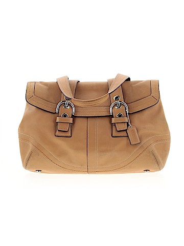 Coach Factory Leather Satchel (view 1)