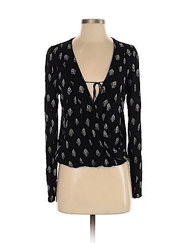 Mossimo Supply Co. Long Sleeve Blouse (view 1)