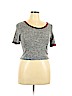 Charlotte Russe Gray Short Sleeve T-Shirt Size XL - photo 1