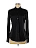 Theory 100% Polyester Black Long Sleeve Blouse Size M - photo 1