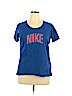 Nike 100% Cotton Blue Short Sleeve T-Shirt Size XL - photo 1