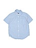 The Children's Place 100% Cotton Blue Short Sleeve Button-Down Shirt Size 10 - 12 - photo 1