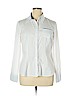 Signature by Larry Levine White Long Sleeve Button-Down Shirt Size XL - photo 1