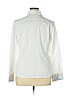 Signature by Larry Levine White Long Sleeve Button-Down Shirt Size XL - photo 2