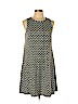 Ann Taylor LOFT Green Casual Dress Size L (petite) - photo 1