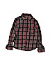 Carter's 100% Cotton Plaid Black Long Sleeve Button-Down Shirt Size 5 - photo 1