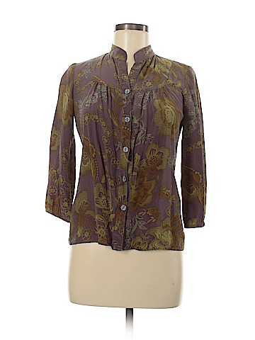 Rachel Mara 3/4 Sleeve Silk Top (view 1)