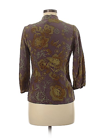 Rachel Mara 3/4 Sleeve Silk Top (view 2)