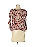 Zara 100% Viscose Red 3/4 Sleeve Blouse Size XS - photo 1
