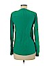 Banana Republic 100% Silk Green Long Sleeve Silk Top Size XXS (petite) - photo 2