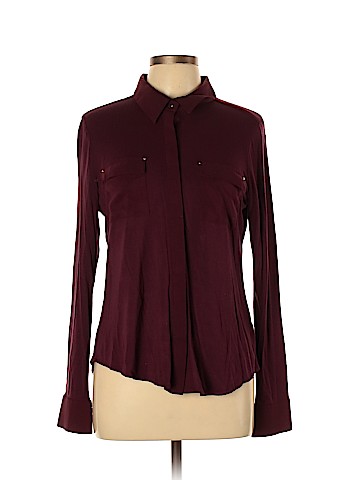 White House Black Market Long Sleeve Blouse (view 1)