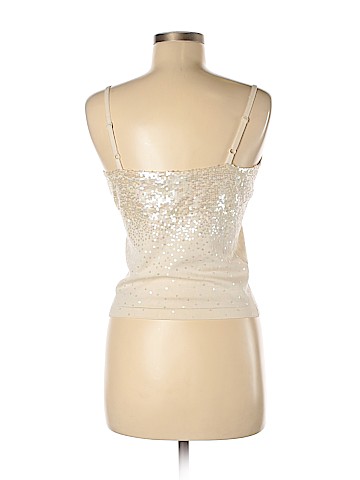 BCBGMAXAZRIA Sleeveless Silk Top (view 2)