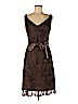 Shoshanna 100% Polyester Brown Cocktail Dress Size 6 - photo 1