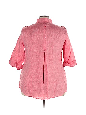 Chico's 3/4 Sleeve Button-Down Shirt (view 2)