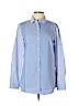 J. McLaughlin Blue Long Sleeve Button-Down Shirt Size L - photo 1