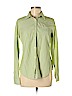 American Eagle Outfitters 100% Cotton Green Long Sleeve Button-Down Shirt Size 8 - photo 1