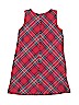 H&M 100% Cotton Plaid Red Dress Size 5 - photo 2