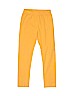 Hanna Andersson 100% Cotton Yellow Leggings Size 7 - photo 1