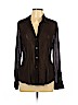 Theory 100% Polyester Brown Long Sleeve Blouse Size L - photo 1