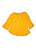 Old Navy Yellow 3/4 Sleeve Top Size L (kids) - photo 1