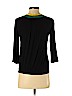Ella Moss Black 3/4 Sleeve Top Size XS - photo 2