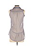 Mossimo Supply Co. 100% Polyester Gray Sleeveless Blouse Size XS - photo 2