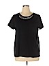 St. John's Bay Black Short Sleeve Top Size 1X - photo 1