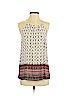 Mossimo 100% Polyester Ivory Sleeveless Blouse Size M - photo 1