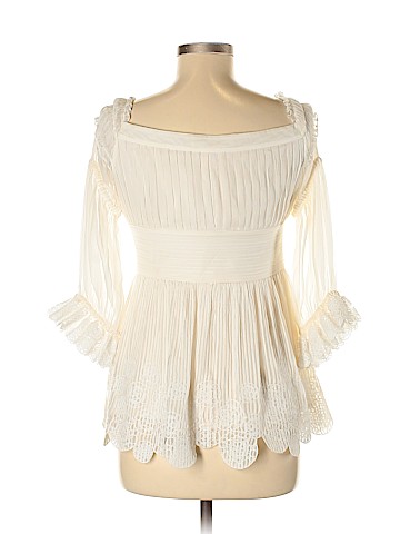 Catherine Malandrino 3/4 Sleeve Silk Top (view 2)