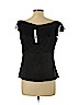 Elie Tahari 100% Polyester Black Short Sleeve Blouse Size L - photo 2