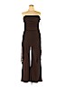 Bisou Bisou 100% Polyester Brown Jumpsuit Size 16 - photo 1