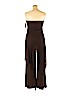 Bisou Bisou 100% Polyester Brown Jumpsuit Size 16 - photo 2