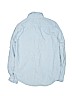 The Children's Place 100% Cotton Blue Long Sleeve Button-Down Shirt Size 14 - photo 2