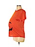 Isabel Maternity Orange Short Sleeve T-Shirt Size M - photo 1