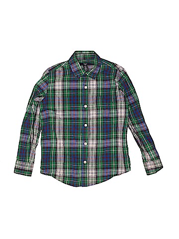 Gap Kids Outlet Long Sleeve Button-Down Shirt (view 1)
