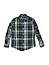 Gap Kids Outlet 100% Cotton Green Long Sleeve Button-Down Shirt Size 8 - 9 - photo 1