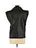 Maurie & Eve 100% Polyurethane Black Faux Leather Top Size 10 - photo 2