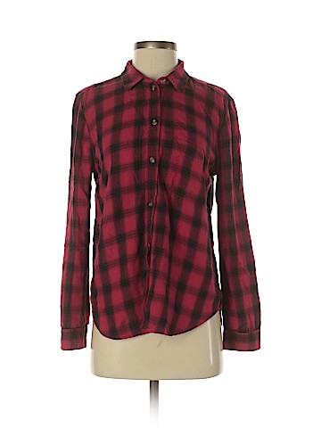 American Eagle Outfitters Long Sleeve Button-Down Shirt (view 1)