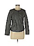 Alfani 100% Polyurethane Gray Faux Leather Jacket Size M (petite) - photo 1