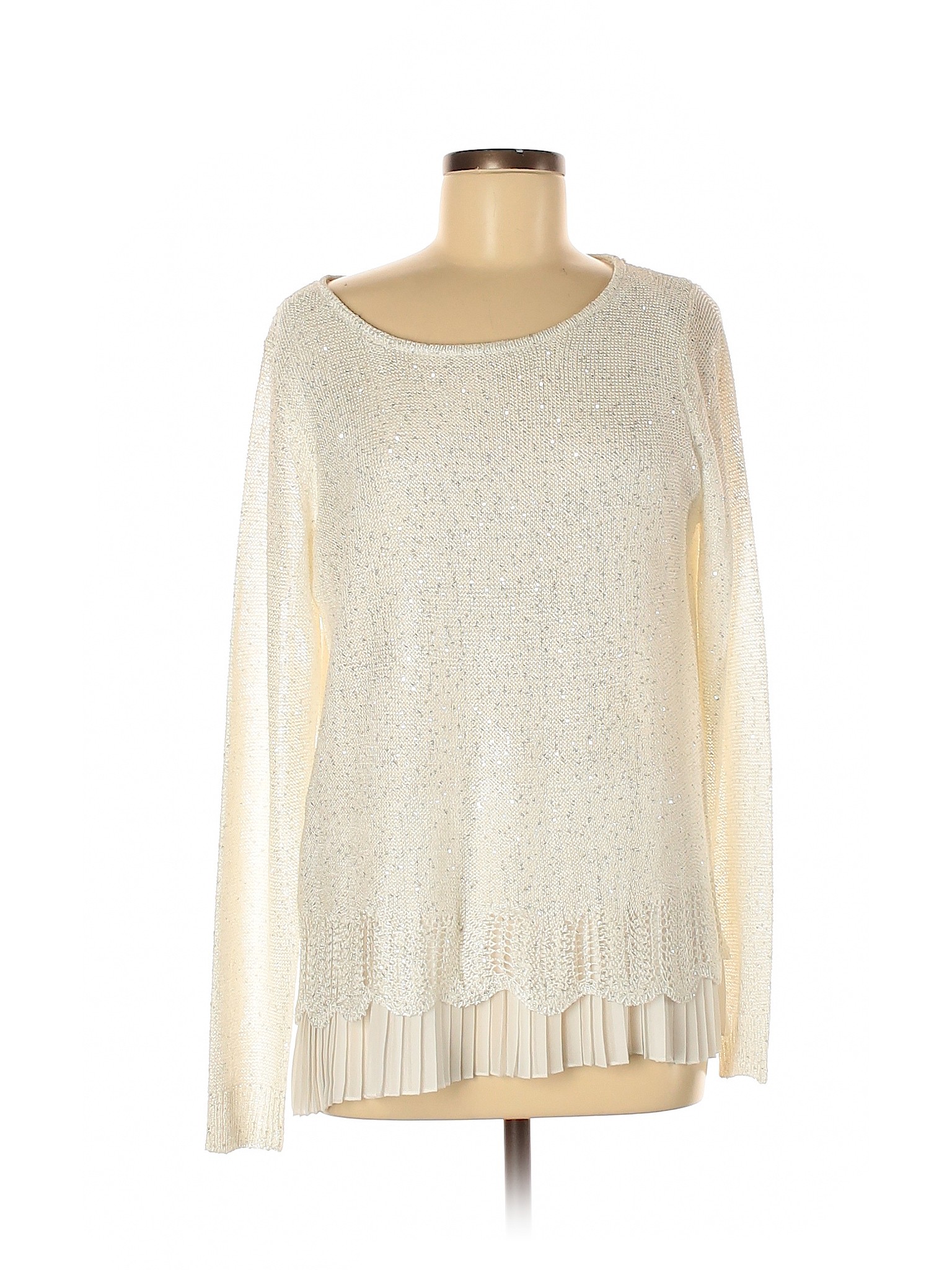 Sioni Women Ivory Pullover Sweater M | eBay