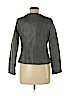 Alfani 100% Polyurethane Gray Faux Leather Jacket Size M (petite) - photo 2