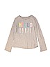Gap Kids 100% Cotton Gray Long Sleeve T-Shirt Size 10 - photo 1