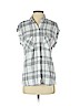 Rails 100% Rayon White Short Sleeve Button-Down Shirt Size XS - photo 1