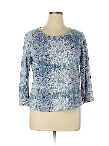 Chico's 3/4 Sleeve T-Shirt (view 1)