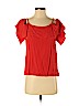 Forever 21 Red Short Sleeve Blouse Size S - photo 1
